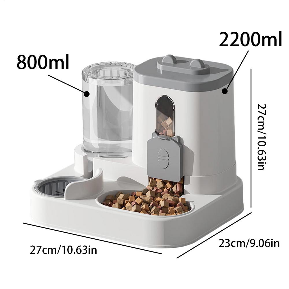 Dog Feeder Treat Feeding Pet Supplies Automatic Dog Food Dispenser For Kitten Puppy Small Medium Indoor Outdoor Home Living Room