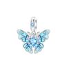 New copper Colorful Butterfly Dragonfly Flower Charm Compatible With Authentic Pendant Bracelets Necklaces Women Do It Yourself Fine Jewellery