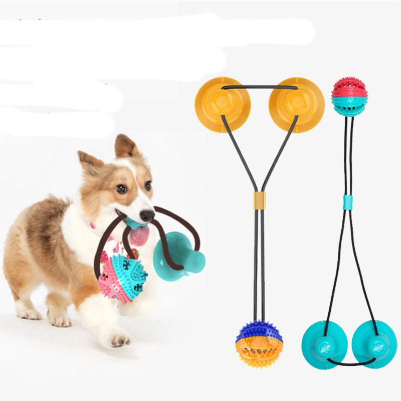 dog toy with suction cup