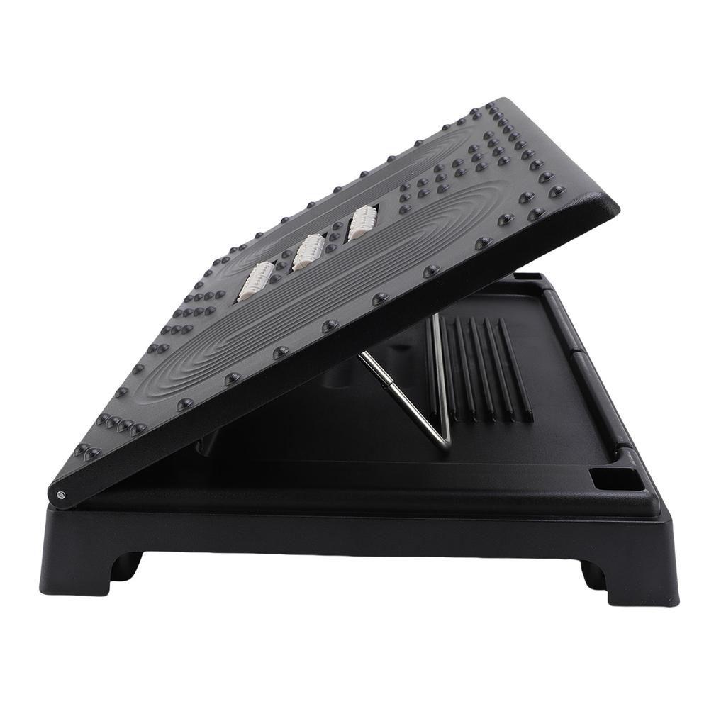 Under Desk Footrest Height Adjustable Ergonomic Anti Slip Detachable Foot Stool for Plane Office Home