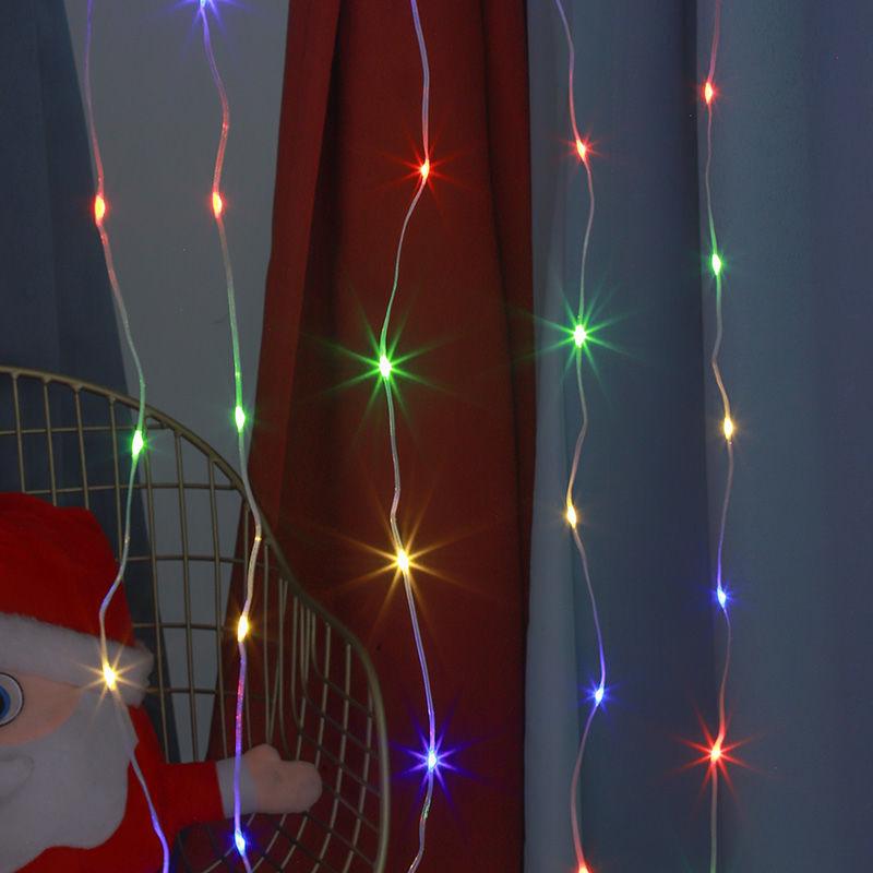 Fairy String Lights for Bedroom & Dorm Décor - Romantic Floor-to-Ceiling Curtain Lighting for Influencers