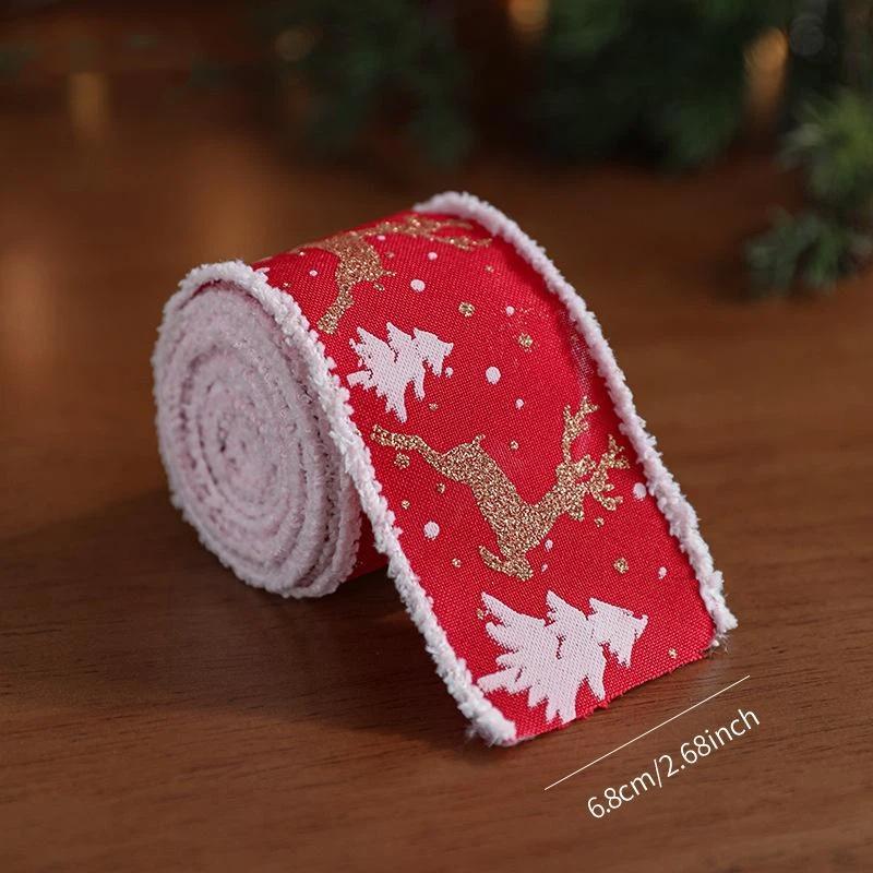 

2 м Рождественская лента Красная Розовая серия Ленты для рождественского украшения DIY материалы для рукоделия Украшение для подарка Лента для упаковки коробки