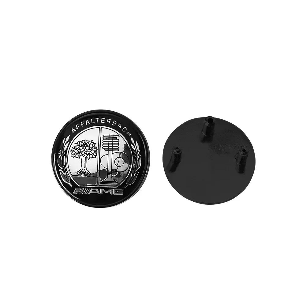 Autoaufkleber Für Mercedes Benz 1 Stück Auto ABS Flaches Haubenemblem Frontplakette Logo Aufkleber Für Mercedes Benz AMG W212 W213 W205 W177 W2