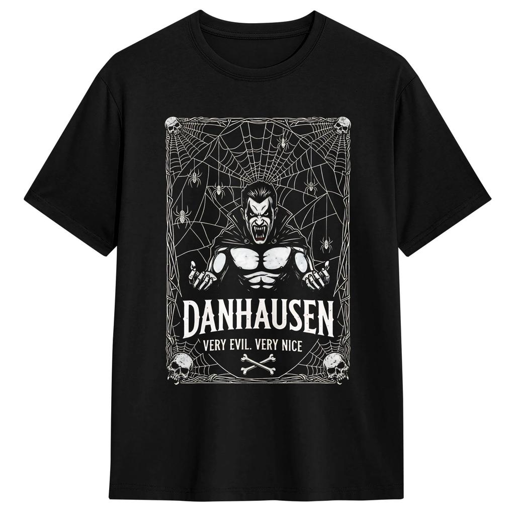 Danhausen Wrestling Retro Style Unisex T Shirt Casual Tees Short Sleeve Round Neck TShirts Cotton Graphic Printed Clothing