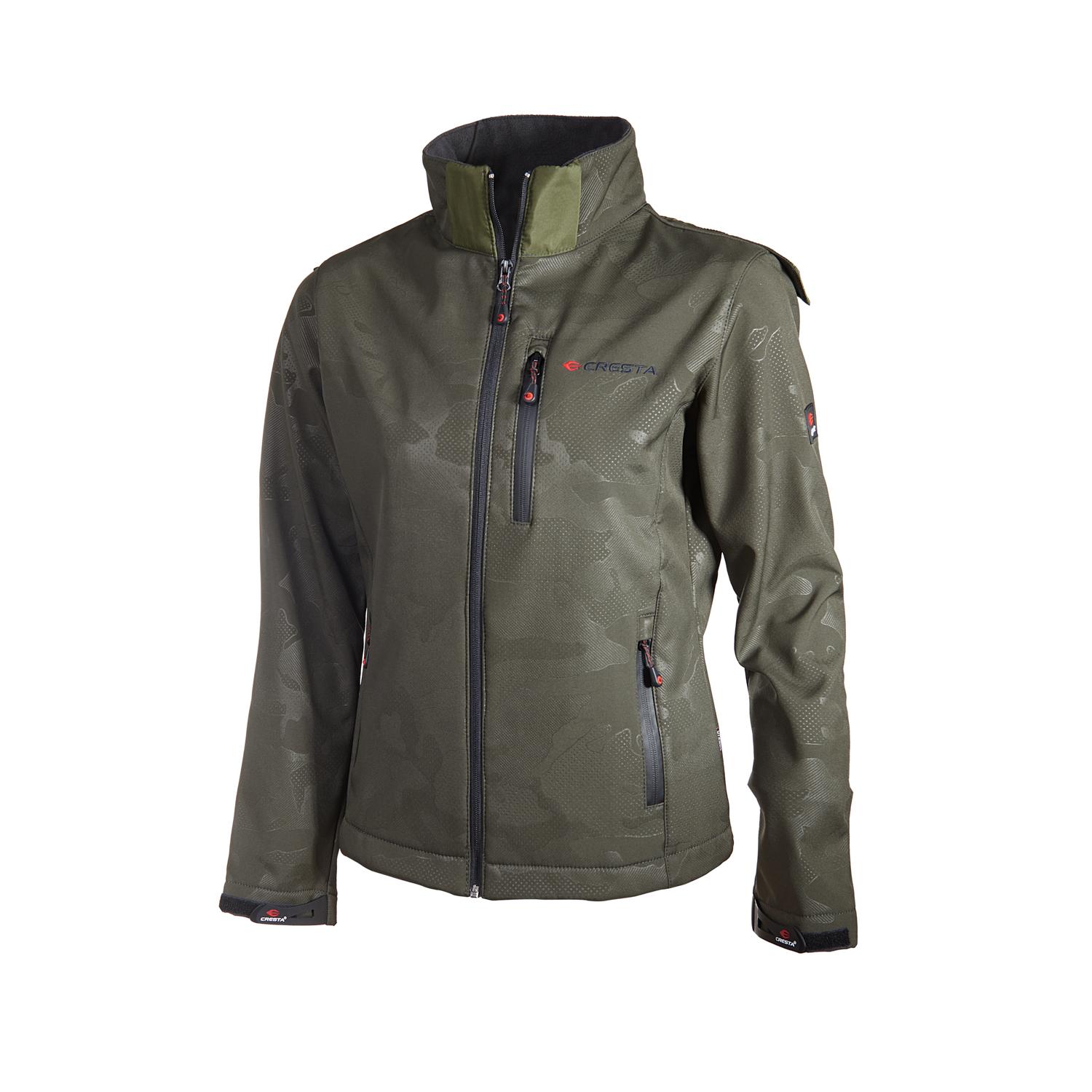 

Куртка софтшелл с камуфляжным принтом и капюшоном S чёрный