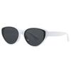 Fashion brown glasses retro cat eye sunglasses women's plain face whitening advanced sense UV protection sunglasses men
