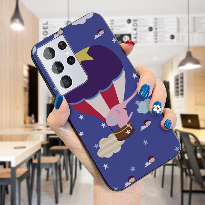 Cute Elephant Bear Meow Star Cartoon Animals Design Phone Case