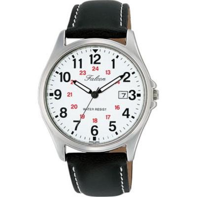 Men's D026-304 ( Watch Q&Q Day) Round Watch Black Analog