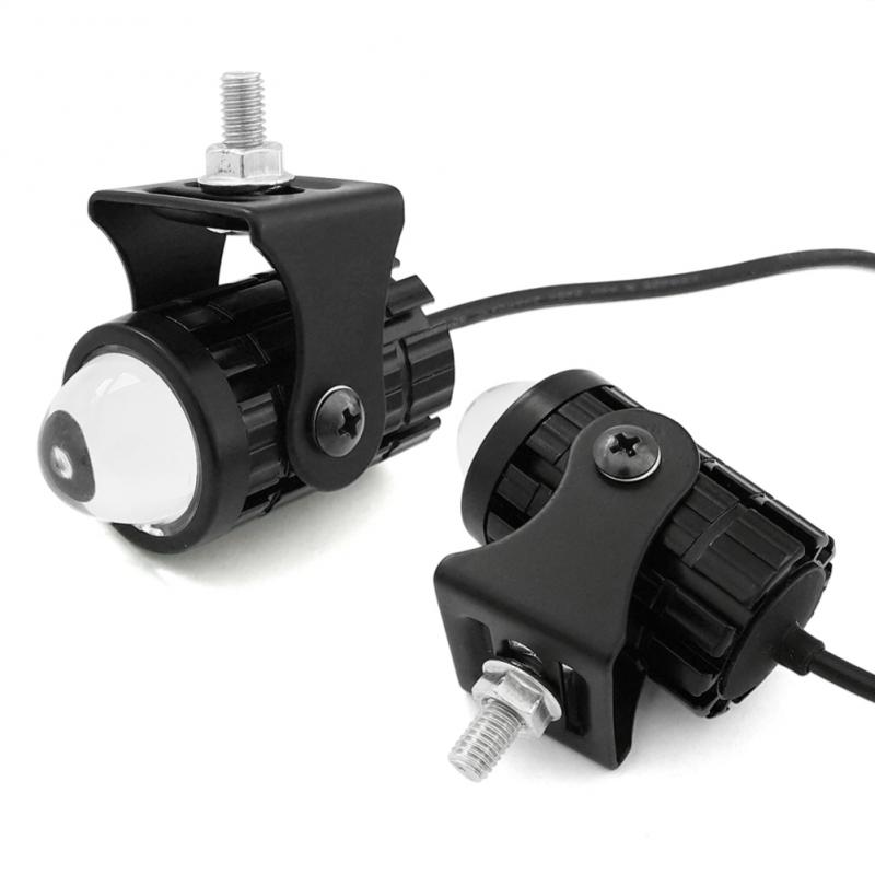 

1~8 шт. фара для мотоцикла 12 В светодиодная лампа лампочки двухцветная противотуманная фара 12000 лм для аксессуаров для скутеров