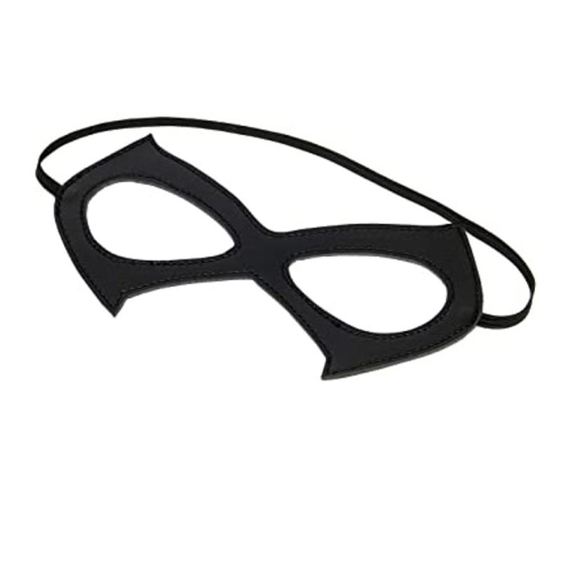 Cosplay Masks Costume Black Leather Eye Mask Cosplay Sexy Eye Mask Eyewear For Halloween Props