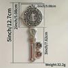 Classic Saint Benedict Key Accessories. Double-sided Enamel Holy Seal for Weddings, Homes & Easter Gifts.