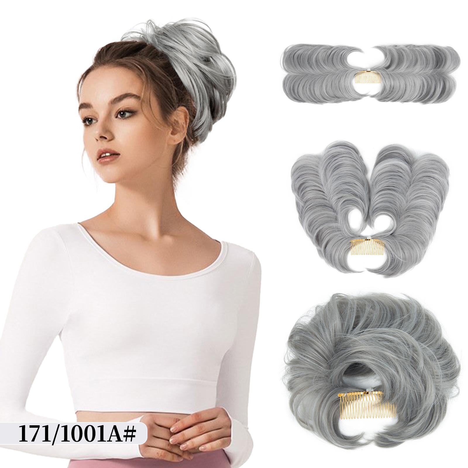 

Синтетические грязные прямые волосы, наращивание пучка, регулируемые гребни для волос, зажим для коротких волос, резинка для волос, шиньон, шиньоны с хвостиком