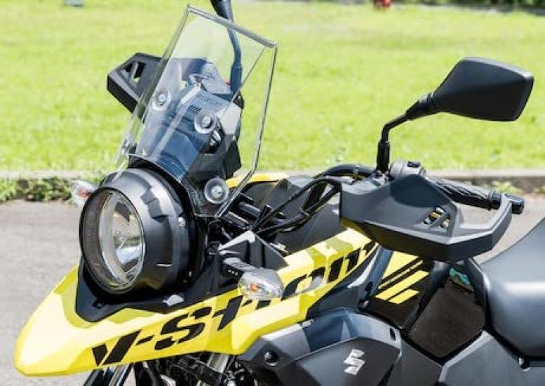 Absorbierender Suzuki 250 Knöchelschutz Handschutz Hebelschutz Lenkerschutz Links und rechts Set Suzuki Aftermarket-Produkt [Stoß- & winddicht] V-Strom