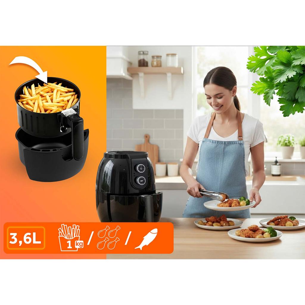 Air Fryer 3.6L Berdsen Bd-650