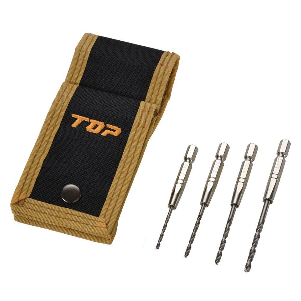 

TOP Metal Drill Set of 4, 2.0mm, 2.5mm, 3.0mm, 3.5mm, with Case, ETD-2035KS