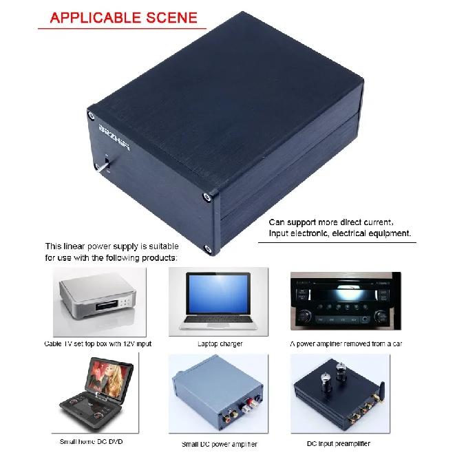 BRZHIFI 15W / 25W Refer To STUDER900 Low Noise Audiophile Linear Regulated Power Supply For Audio Amplifier Hifi Amplificador
