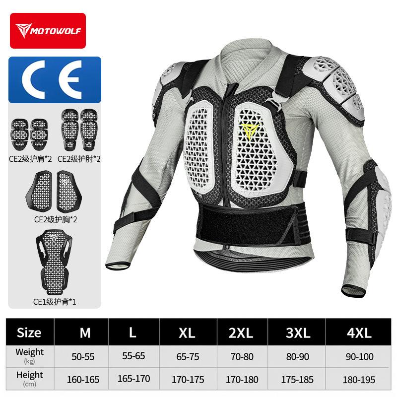 Motorcycle Jacket Men Women Motorcycle Full Body Armor Jacket Moto Turtle Motocross Racing Jacket CE Approved Protective Gear