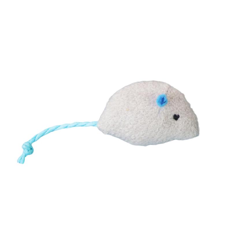 Catnip Mouse Teaser Toys: Scratch & Bite Resistant, Self-Playing Teething Toys for Cats