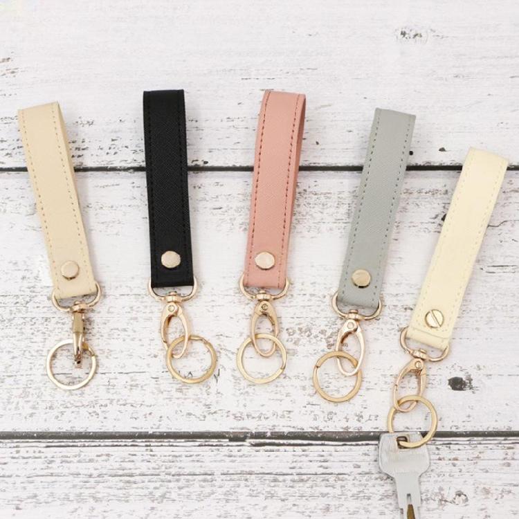 Hållbar Läder Nyckelring Bucolisk Design Kompakt Storlek Perfekt för Minimalistiska Entusiaster och Pendelresenärer