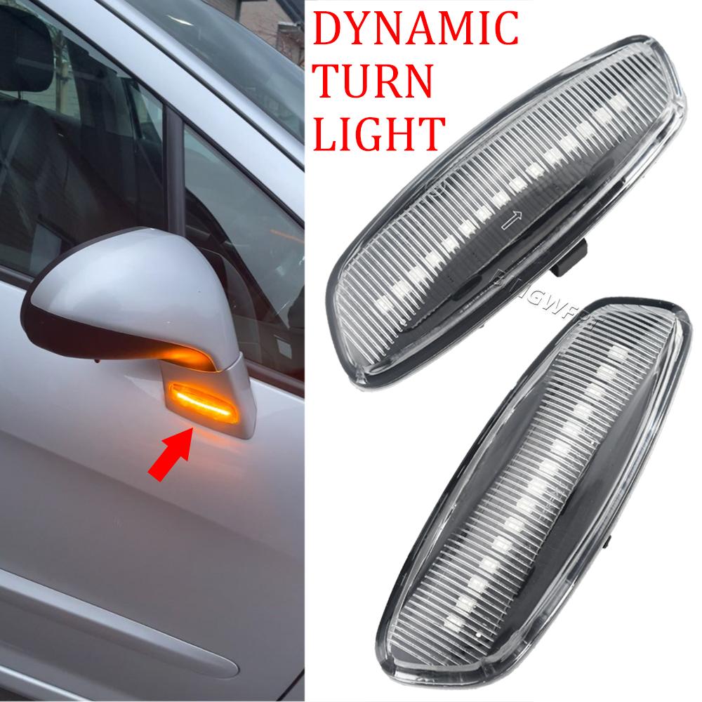 Dynamic Flashing Led Side Marker Turn Signal Light For Peugeot 3008 5008 2009 2010 2011 2012 2013 2014 2015 2016