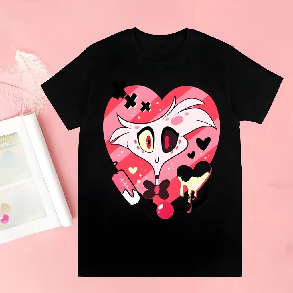 

Loose printed pure cotton T-shirts for both boys and girls S