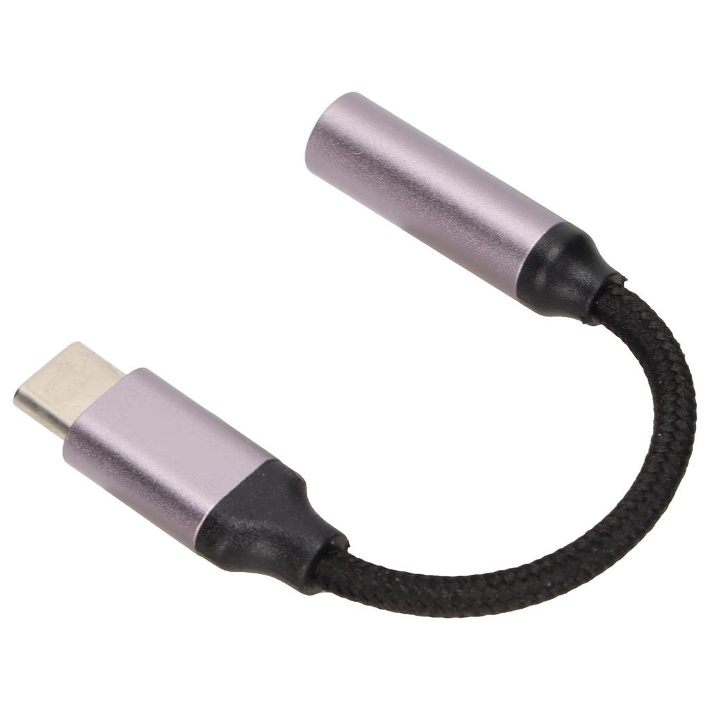 Type C To 3.5mm Audio Cable Type C To 3.5mm Headphone Jack Adapter Supports Music Call Wire Control Function