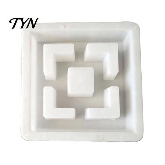 Garden Path Maker Mold Plastic Stepping Stones Mold, Reusable Concrete for Walkway Maker, Durable DIY Casting Creative Cement Yard Patio Decor,