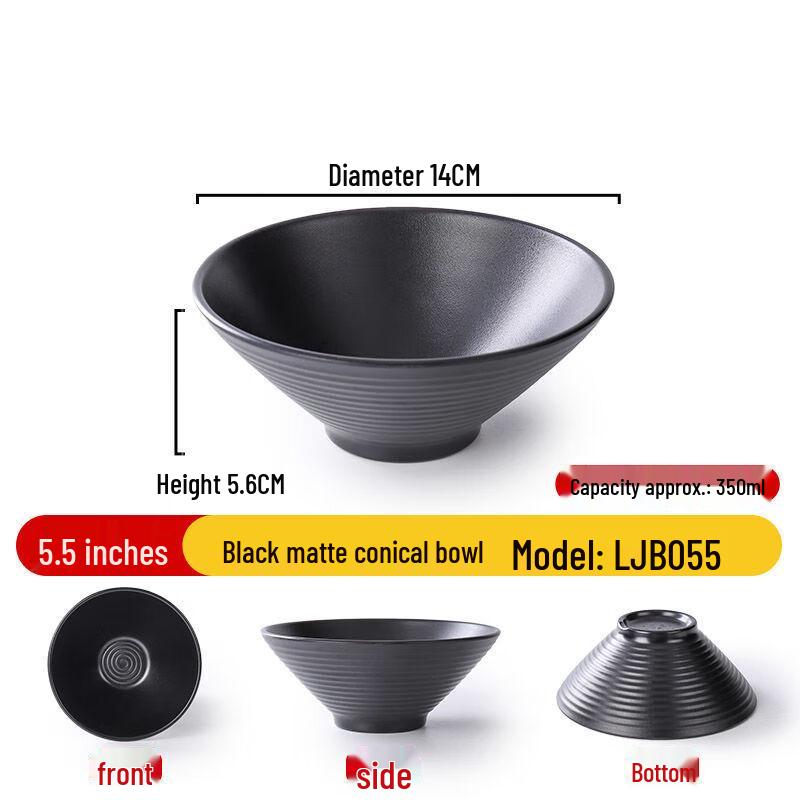 Jijun Commercial Melamine Conical Bowls