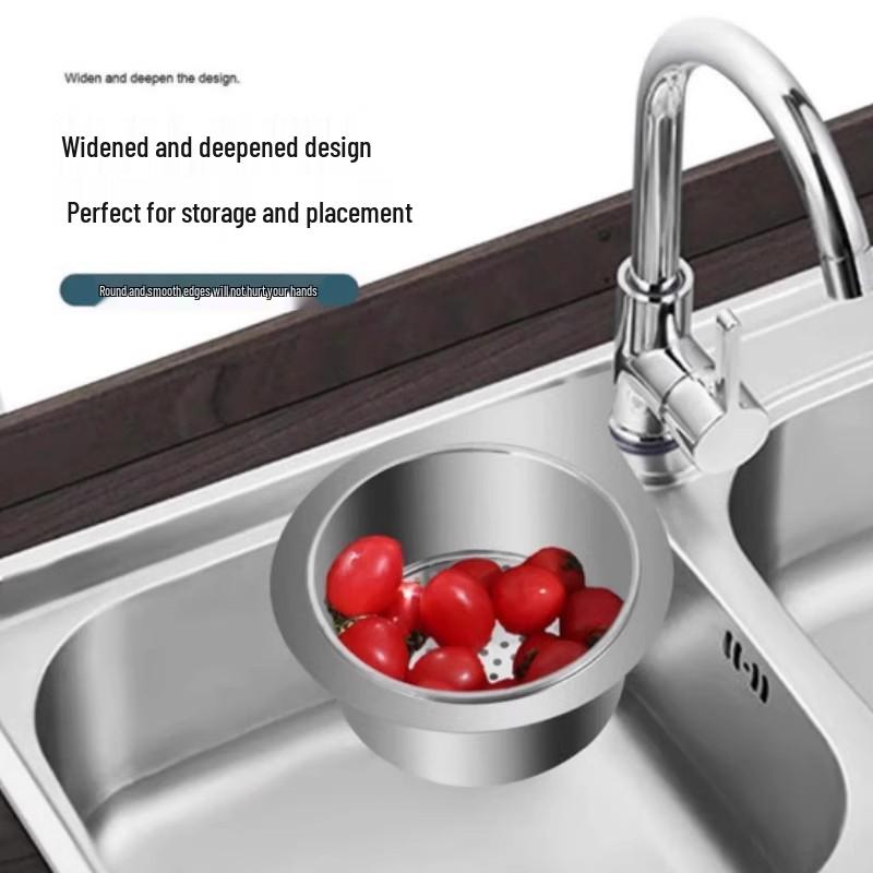 Swan Drain Basket: Stainless Steel Wet/Dry Kitchen Sink Rack