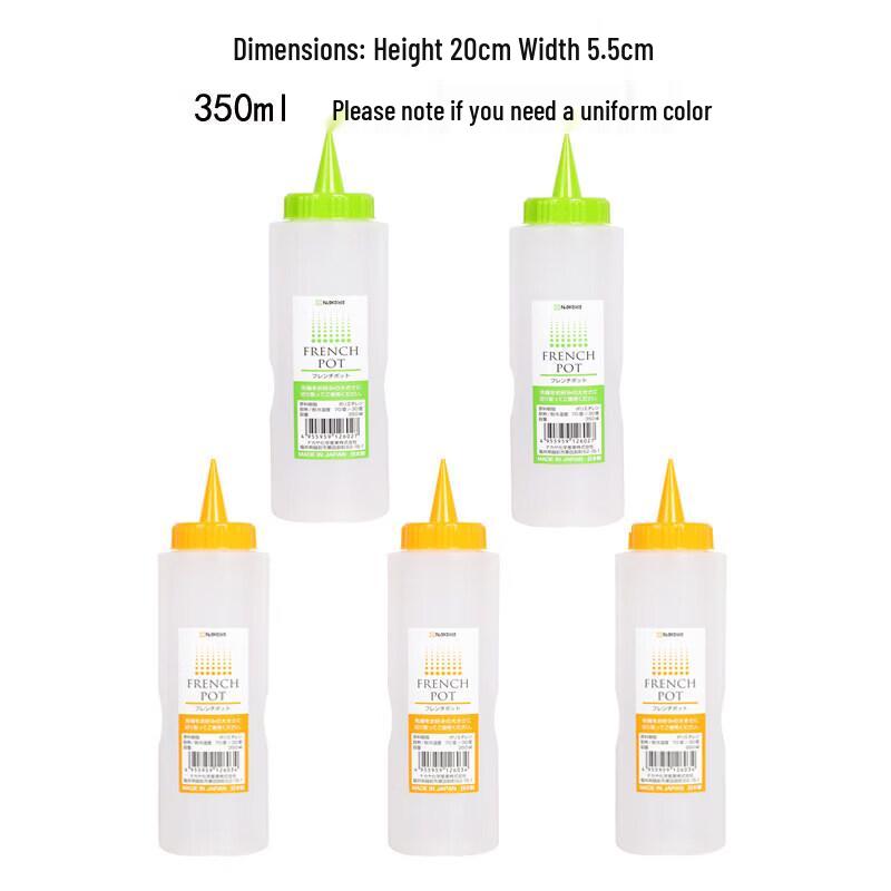 Plastic Squeeze Sauce Bottle with Pointed Nozzle