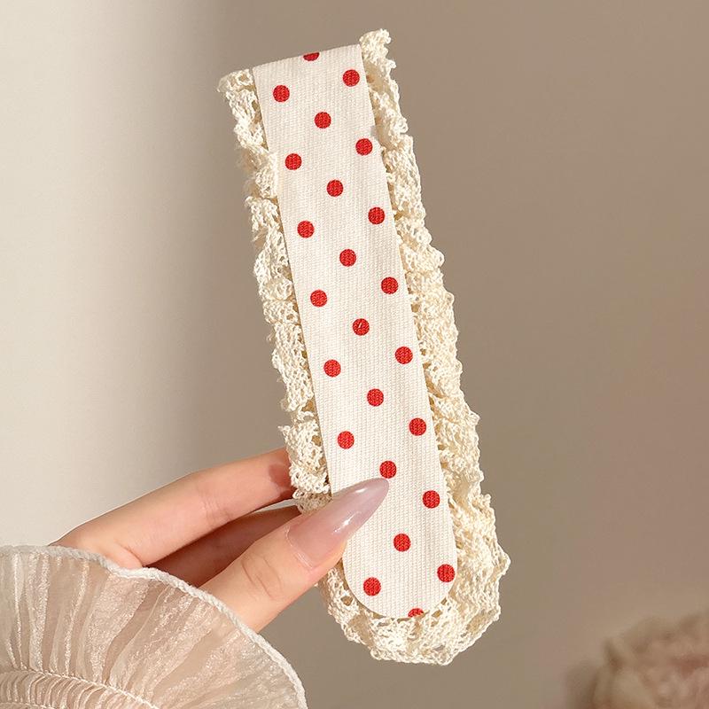 Floral Knit Choppy Bangs Sticker Headband for Women – Non-Slip Hair Magic for Washing Face.