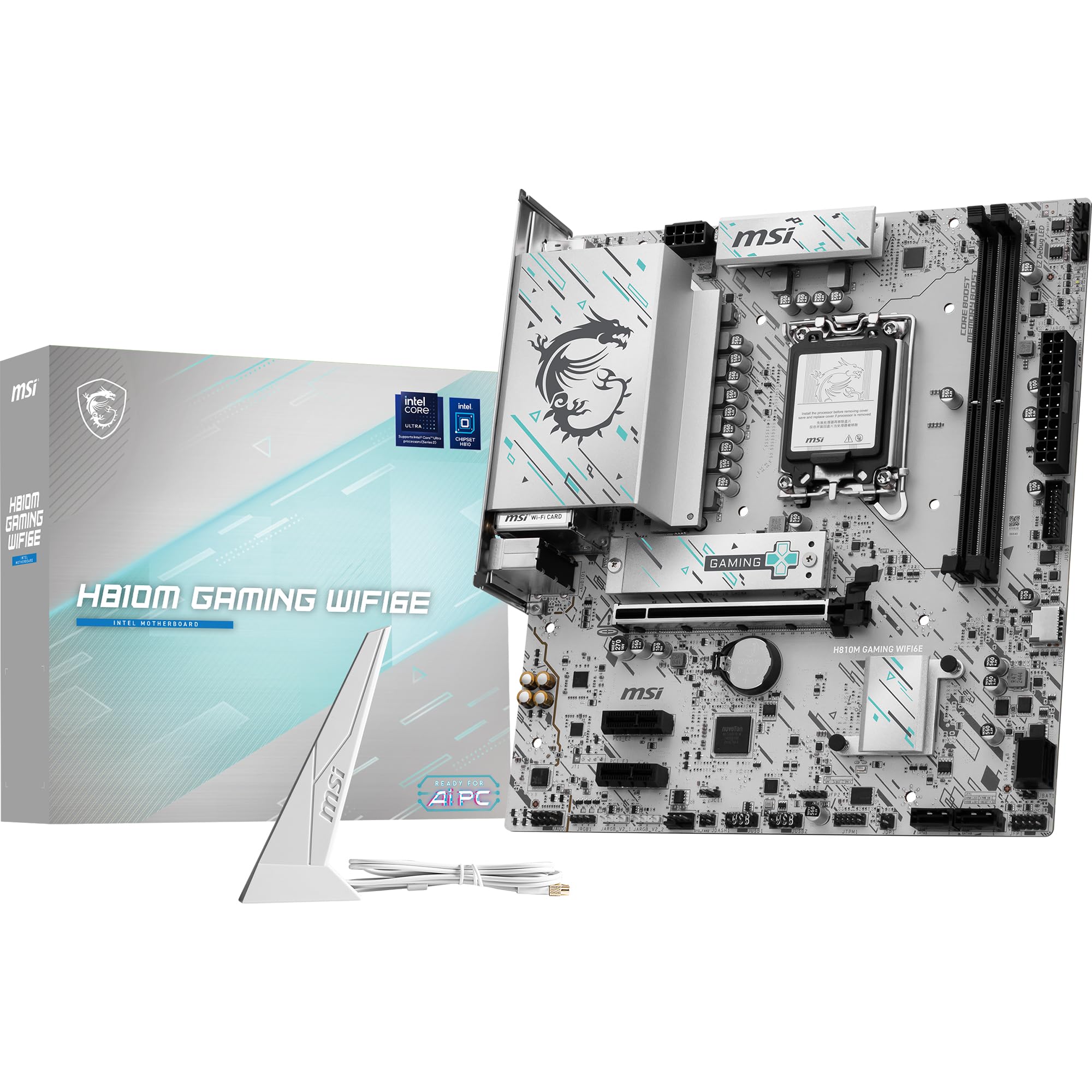 

MSI H810M GAMING WIFI6E Motherboard MB6914 Micro-ATX
