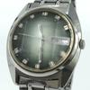 Working Good SEIKO LORD MATIC LM 5606-7230 Automatic 25 Jewels Green Dial Day-Date 9 Faceted Glass STAINLESS STEEL Men's Watch WATER RESISTANT 3-Hand