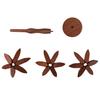 A Tree Beech Wood Ornament Heat Insulation Mat Creative Table Mat  Protection