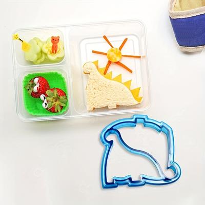1 Stück Dinosaurierform Modellierung Brotschneidewerkzeug Sandwichkrustenschneider Brotschneiderform für Schule Büro Halloween Weihnachtsgeschenk Küchenhelfer