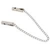 Metal Nipple Clamps with Chain and Bell - Adult Flirting and Stimulation Toy for Women