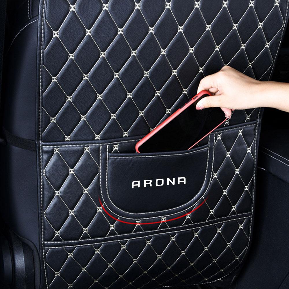 1PCS Car Seat Back Anti Kick Pad Protector For Seat Leon Ibiza Ateca Arona Cordoba Toledo Altea Alhambra Arosa Exeo Mii Tarraco