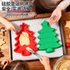 Christmas Tree Silicone Mold Food Grade Christmas Tree Snowflake Mousse Cake Mold DIY Cake Baking Mold