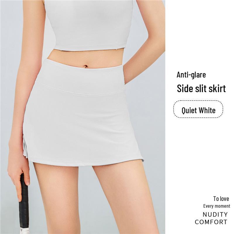 

KELICOPY Облегающая быстросохнущая юбка для тенниса и фитнеса со встроенными шортами против просвечивания S