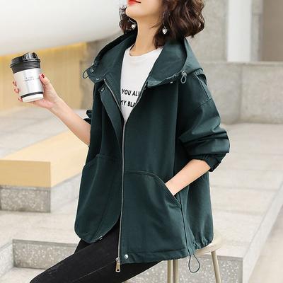 Loose-Fitting Spring/Autumn Casual Outerwear Women's Short Jacket