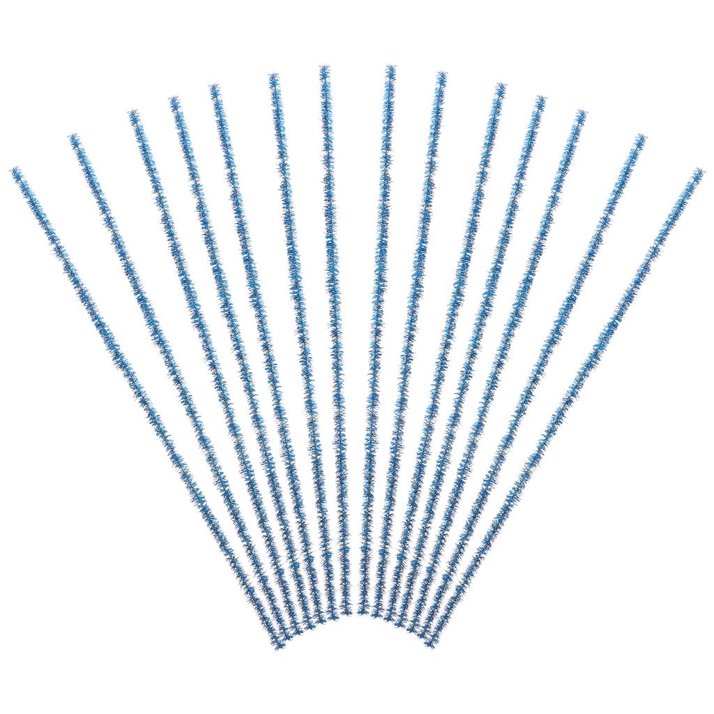 100Pcs Glitter Twisted Stems DIY Craft Material 30Cm Length Creative Gift Party Favors Christmas Decoration for Kids Imagination