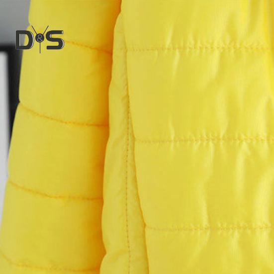 Fall Winter Women Jacket Thick Padded Warm Windproof Soft Zipper Closure Loose Cardigan Hooded Long Sleeve Lady Down Coat