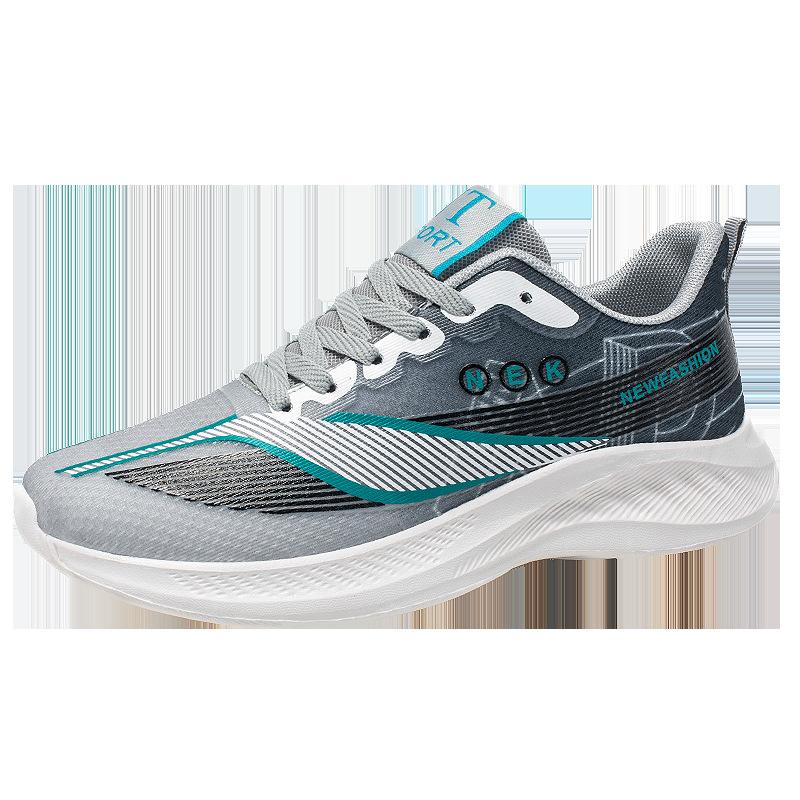 

Мужские дышащие сетчатые кроссовки, легкие кроссовки для бега, спортивная обувь для ходьбы, для спорта и путешествий 44 темно-серого