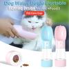 Dog Water Bottle Portable For Travel Water Dispenser with Food Container