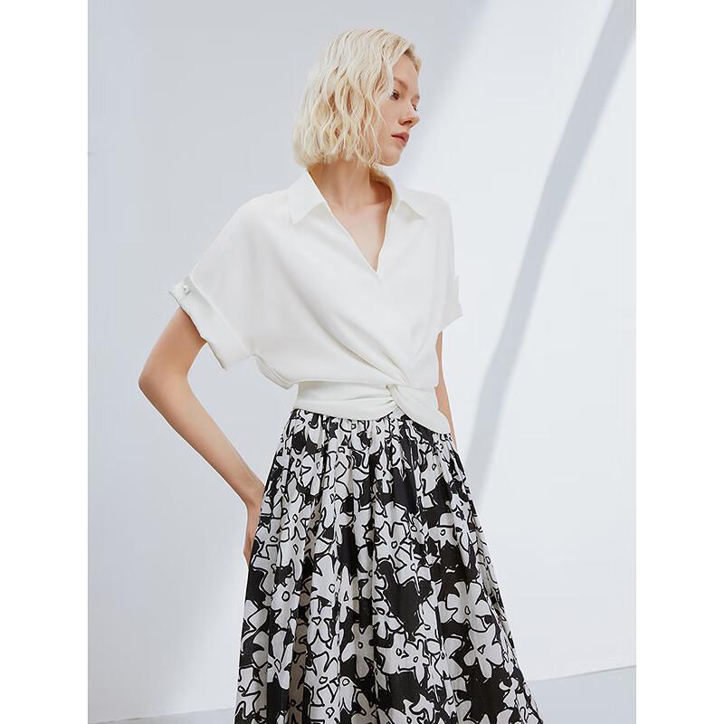 Langzi Commuter Short-Sleeve Blouse