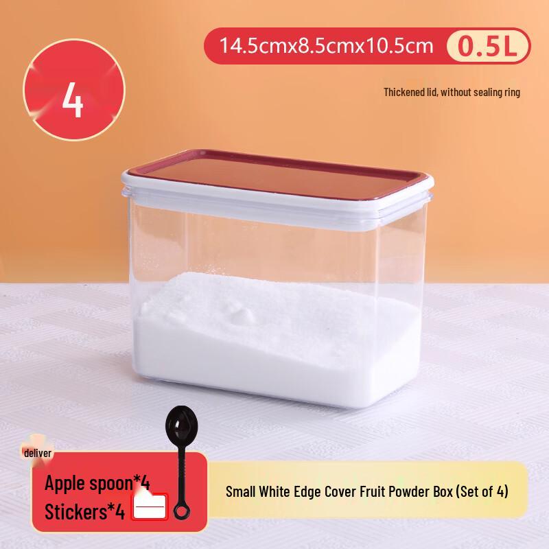 Alliance Square Plastic Food Storage Containers (Set of 4)