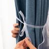 Lace Bow Window Screen Tie Decoration Lace Bow Curtain Tie Decoration White Curtain Pearl Bow Hanging Decoration French Balcony