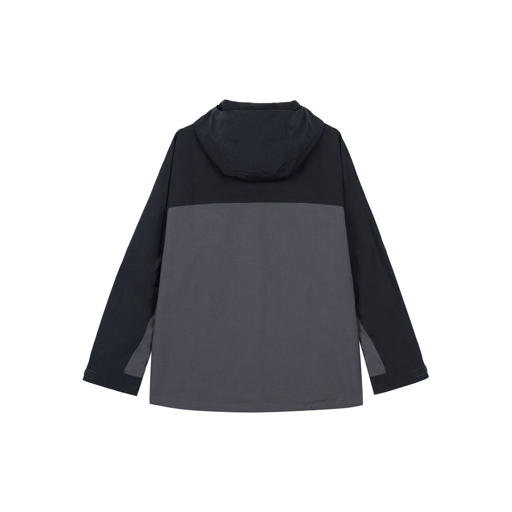 Uniqlo Color Block Hooded Jacket Unisex Jackets Black 451285-09