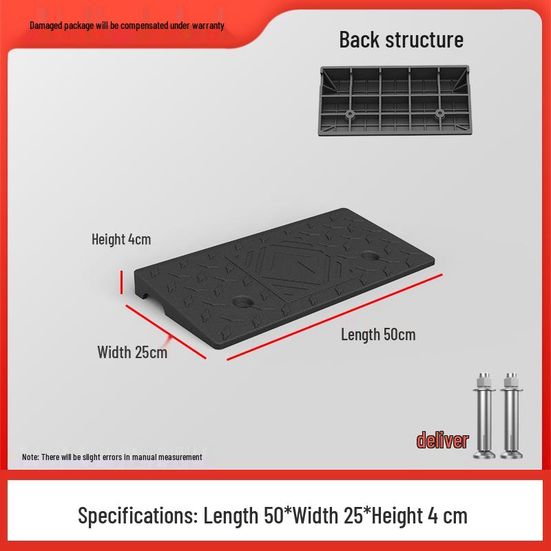 Heavy-Duty Anti-Slip Plastic Ramp Mat for Vehicle Loading and Unloading