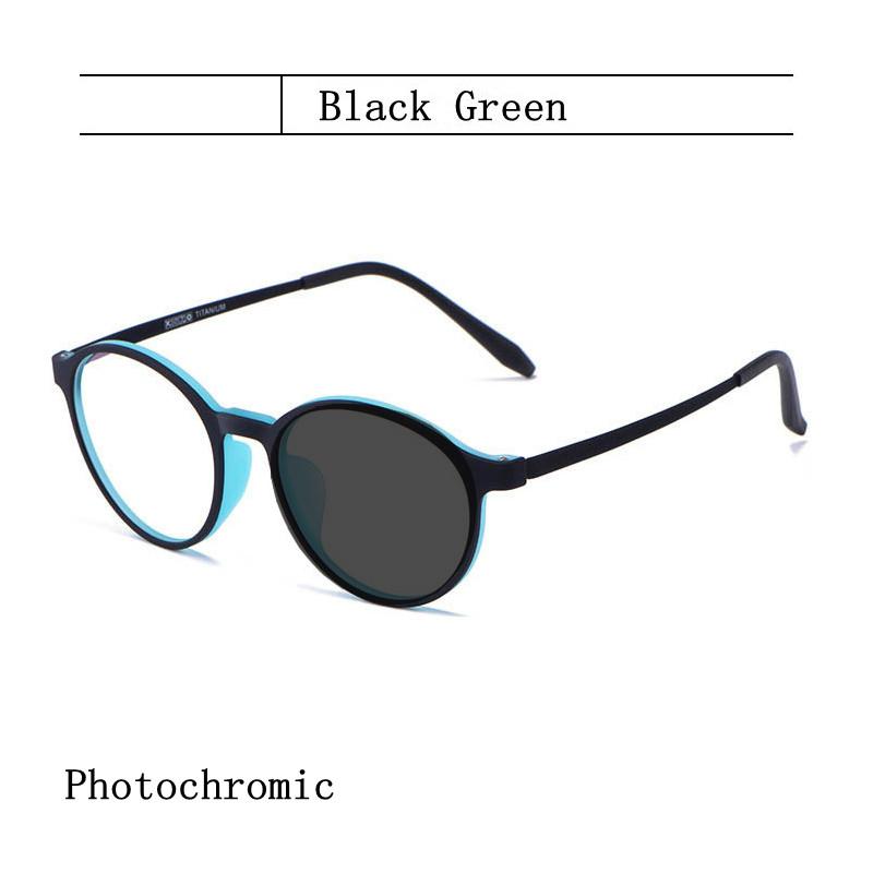 

Сверхлегкие резиновые титановые круглые фотохромные очки для чтения с защитой от синего света для мужчин и женщин, очки для пресбиопии, диоптрии от +0 до 600 +125